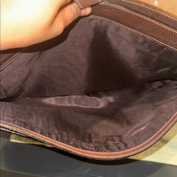 Mark cross vintage monogram canvas Leather Men's portfolio Bag - Picture 14 of 16